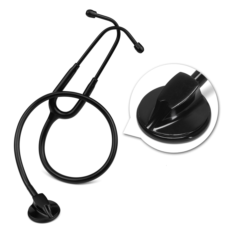Medical Lab Equipments - Todo preto médico cardiologia estetoscópio profissional