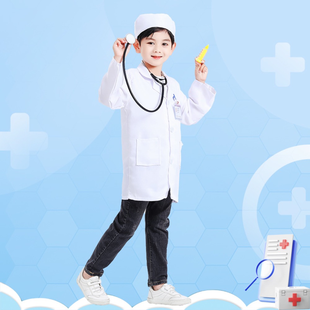 Medical Labs - Conjunto de fantasia de dramatização para