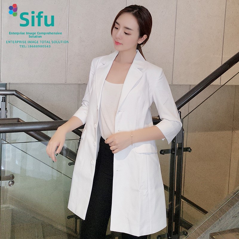 Medical Lab Years - Uniforme de Trabalho Feminino Estilo Coreano