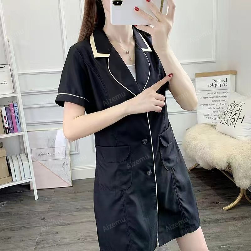 Medical Lab Logo - Uniforme de salão de beleza de