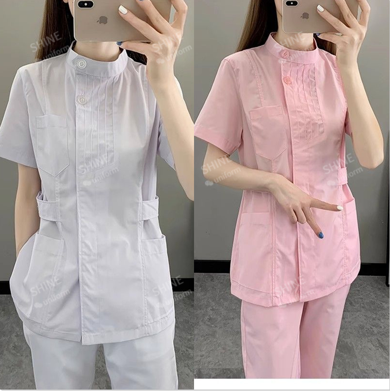 Medical Lab Logo - Uniformes de Enfermeira Rosa, Camisetas Médicas