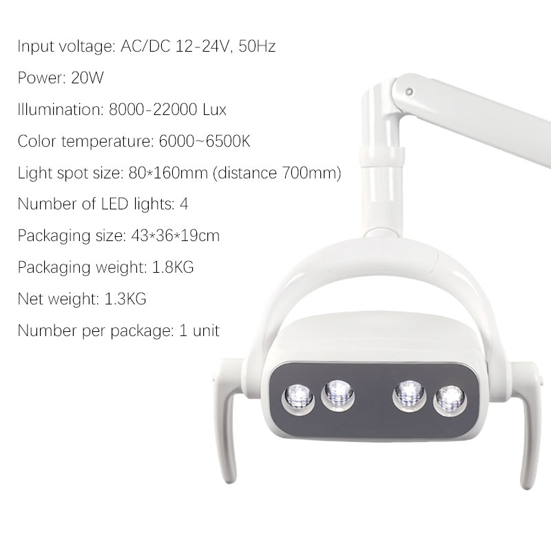 Lâmpada LED Odontológica 6500K - Dental Chair Unit avaliação e preço