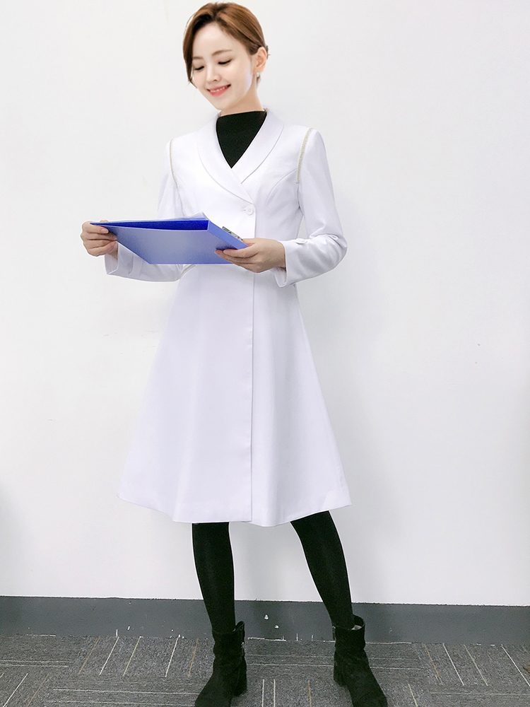 Jaleco Branco de Estilo Corean - Medical Lab Years avaliação e preço