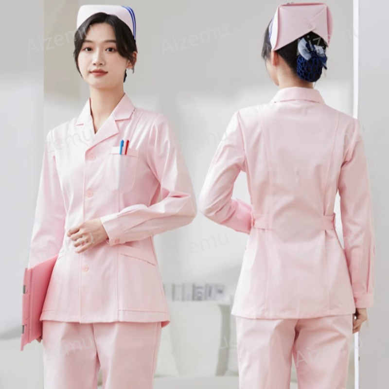 Novo uniforme branco de manga  - Medical Lab Logo avaliação e preço