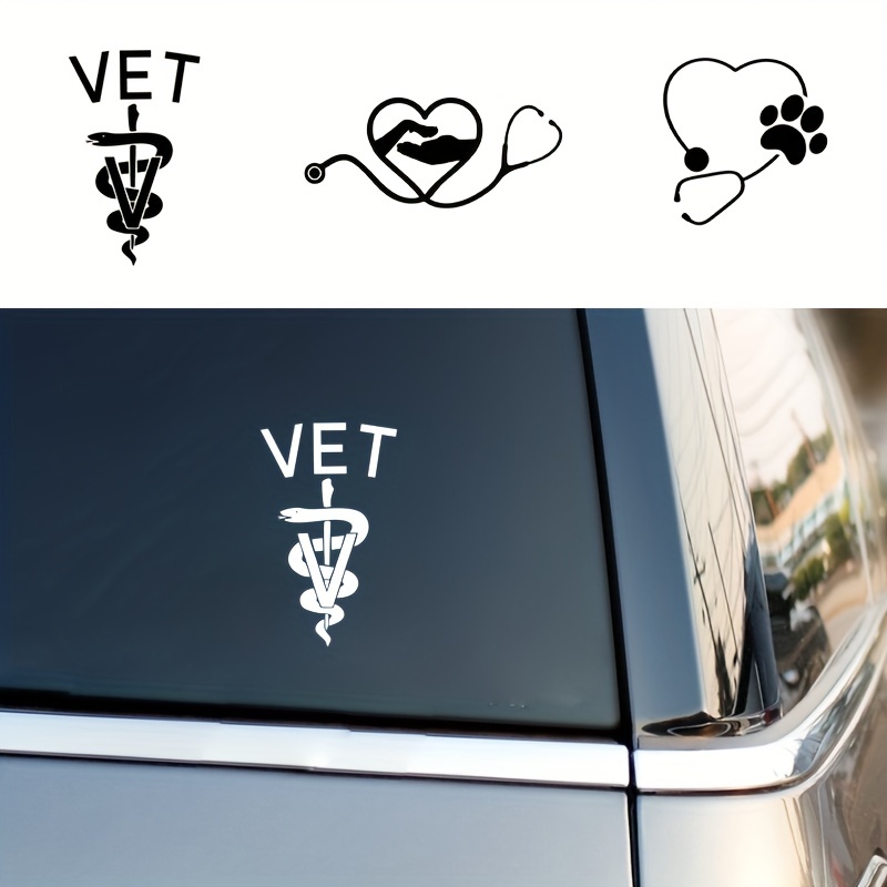 Loja veterinária adesivo de pa - Medical Lab Logo avaliação e preço