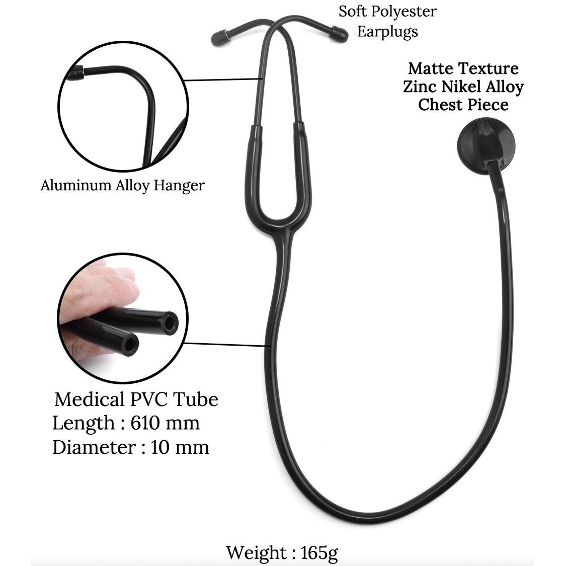 Todo preto médico cardiologia  - Medical Lab Equipments avaliação e preço