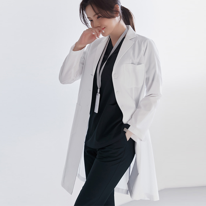 Jaleco Branco Estilo Coreano d - Medical Lab Years avaliação e preço