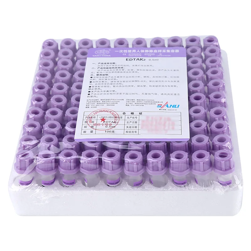 Tubo estéril de coleta de sang - Blood Collection Tube avaliação e preço